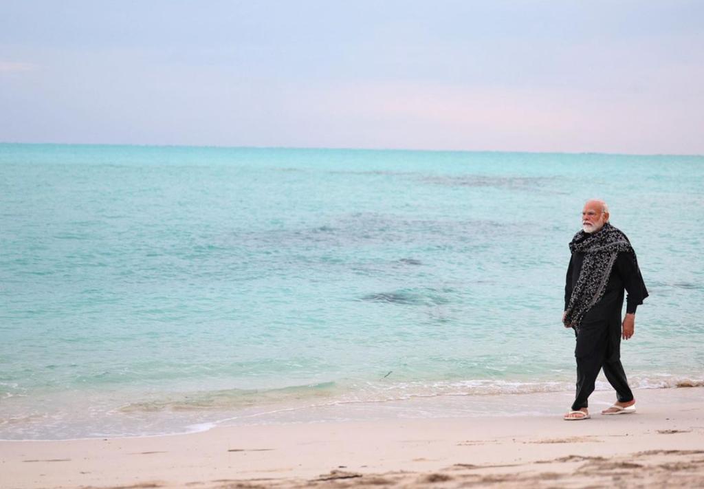 PM MODI AT LAKSHADWEEP